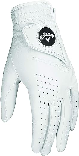 Callaway Dawn Patrol Glove (Right Hand, Medium, Men's), White