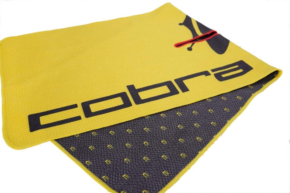 Cobra Golf 2021 Men's C Towel (Black, One Size), 909486-01