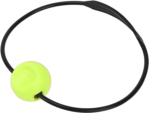 Diving Tank Banger, Silicone Cylinder Ball Portable Elastic Wide Application for Underwater Sport(Black strap + yellow ball)