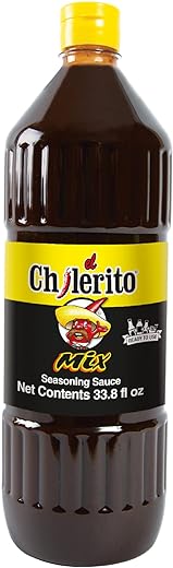 EL CHILERITO Mix Sauce 1L/ 33.8 Fl. Oz - Excellent For Michelada-Type Mixes, Snacks And Drinks - To Share With Friends And Family - Kosher