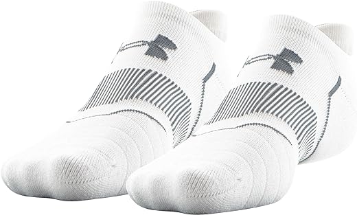 Under Armour Golf Performance No Show Tab Socks, 2-Pairs