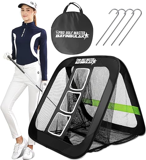 BAYINBULAK Filet d'entraînement au Golf- Cadeau Homme Femme- Conduite de Jardin- Entraînement au Swing de Golf