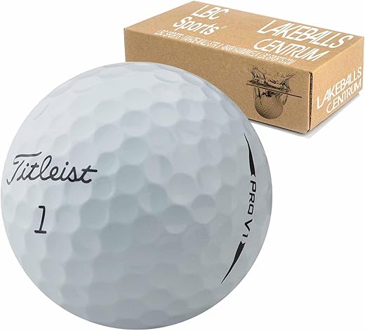 50 TITLEIST PRO V1 BALLES DE GOLF RÉCUPÉRATION / LAKE BALLS - QUALITÉ AAA / AA (A / B GRADE) - DANS SAC EN FILET