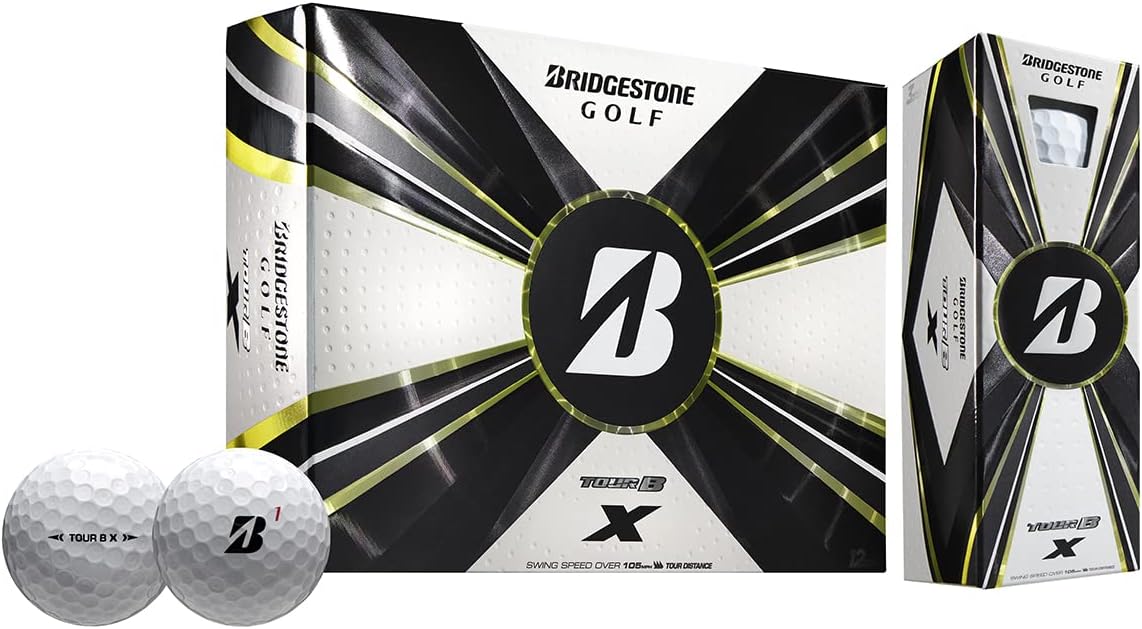 Bridgestone Golf 2022 Tour B X Golf Balls (One Dozen)