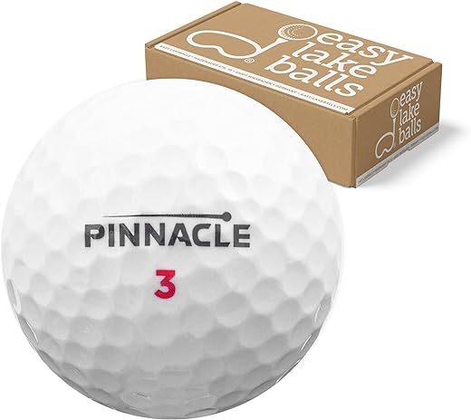 Easy Lakeballs 100 Pinnacle Mix BALLES DE Golf RÉCUPÉRATION/Lake Balls - QUALITÉ AAAA/AAA (Pearl/A Grade) - dans Sac en Filet