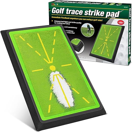 JIMITOP Tapis de balançoire de golf, 30,5 x 43,2 cm, planche de divot large pour entraînement de golf, pratique en intérieur