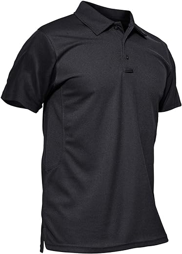 KEFITEVD Polo à Séchage Rapide pour Homme T-Shirts de Golf légers Hauts à Manches Courtes d'été