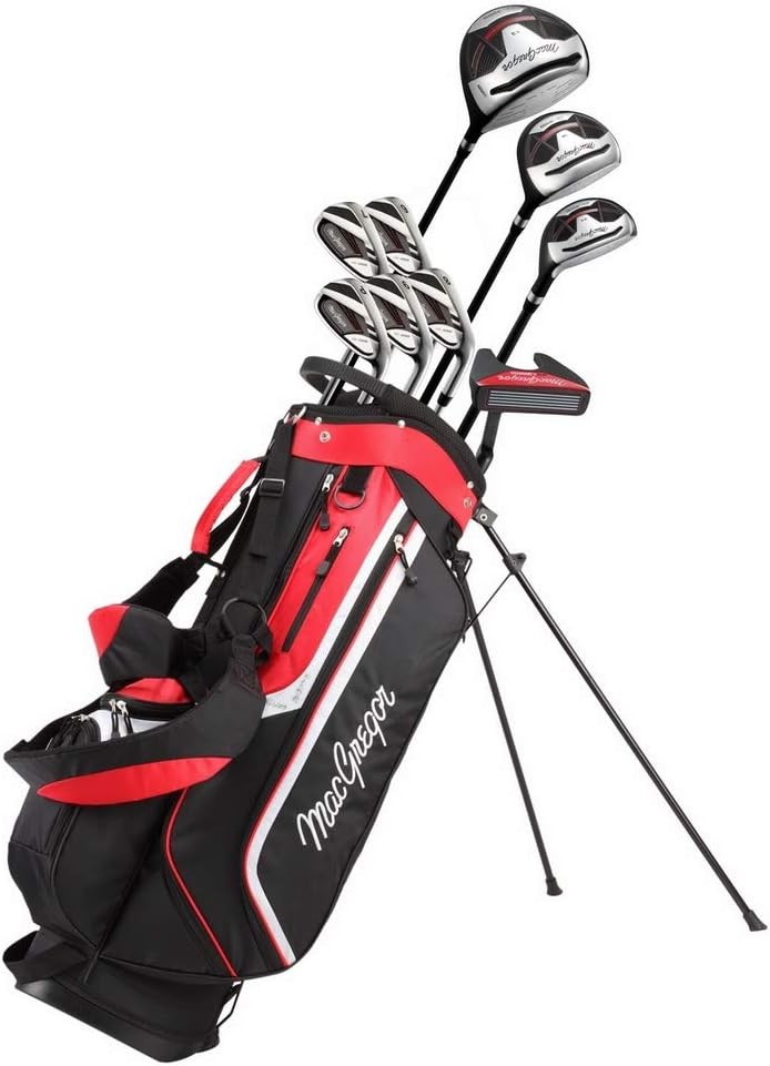MacGregor Golf CG3000 Ensemble de clubs de golf avec sac pour homme droitier