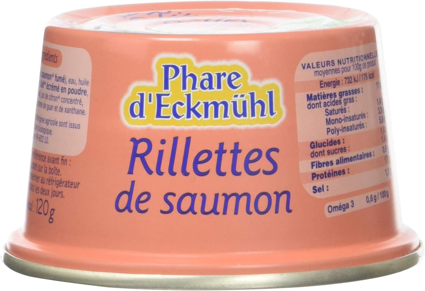 Phare d'Ecmühl Rillettes de Saumon Ab, 0.12 g, 1 Unité