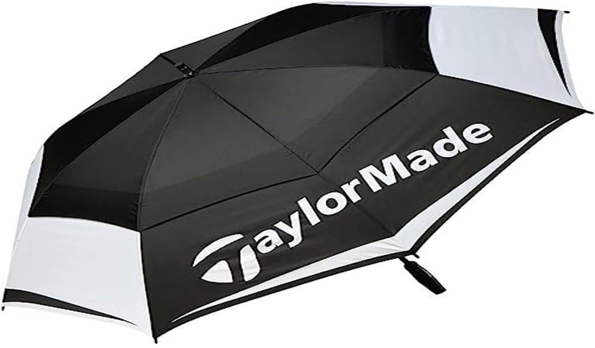 TaylorMade TM Tour 68 Lightweight Double Canopy Parapluie de golf pour homme