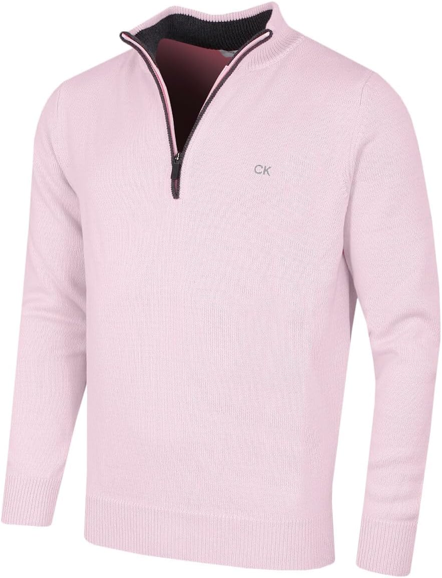 Calvin Klein Golf Hommes Pull en Coton