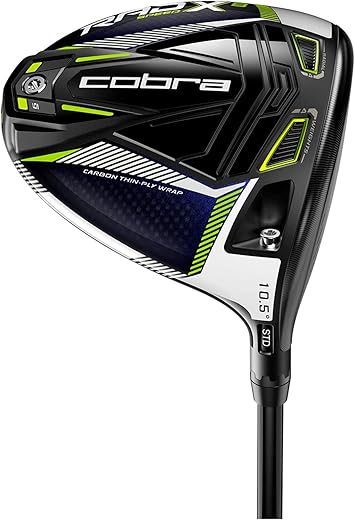 COBRA King RADSPEED XB Driver, Hommes, Noir/Jaune, Regular