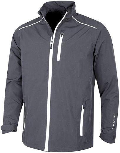 Green Island Hommes Golf Full Zip Veste imperméable