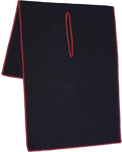 Mile High Life Serviette en Microfibre Serviette Pro Tour Caddy | 43 x 101 cm avec Fente Centrale De 20 Cm | Tissu Nid d’Abeille De Qualité Supérieure (14 Couleurs)