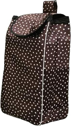 Oshhni Sac de Rechange pour Caddie Sac Quotidien Essentiel Tissu Oxford Imperméable pour la Maison ou Le Bureau Bonne Performance Sac à roulettes de Grande, Style B épaissi