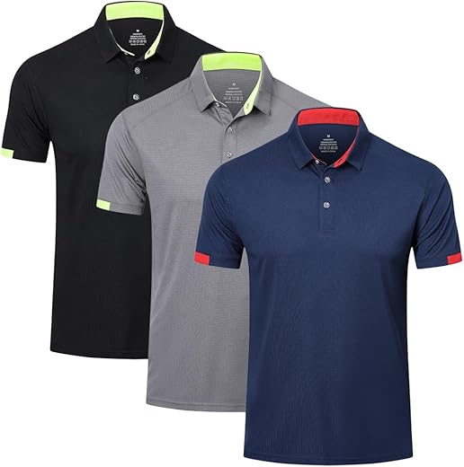 Polo Homme Sport Golf Confortable