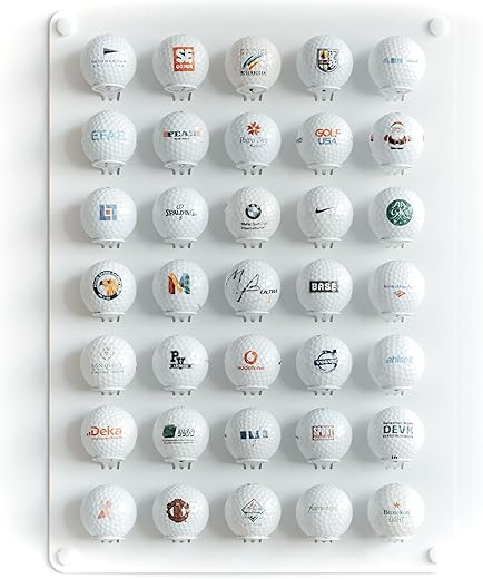 Présentoir et organisateur de balles de golf