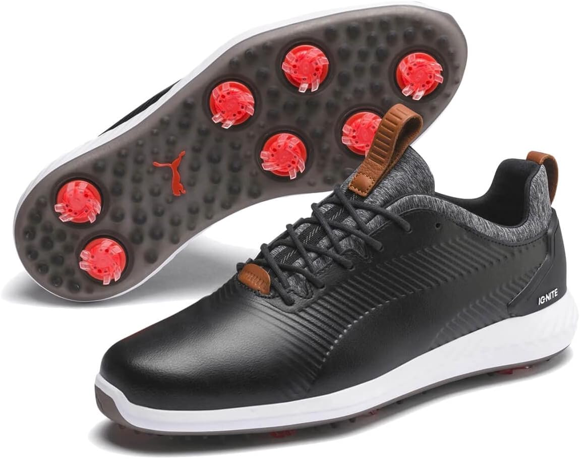 PUMA Homme Ignite Pwradapt Leather 2.0 Chaussure de Golf