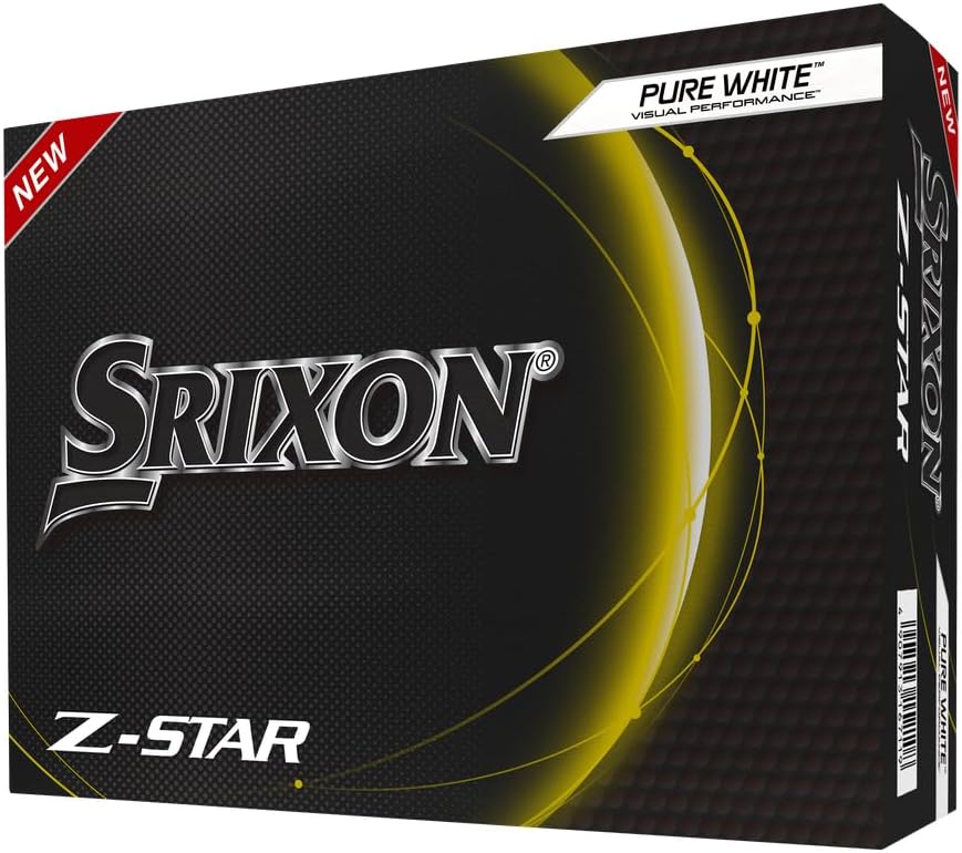 Srixon Z Star8 - Douzaine de balles de Golf Haut de Gamme - Tour Level - Performance - Uréthane - 12 pièces - Accessoires de Golf Haut de Gamme et Cadeaux de Golf.