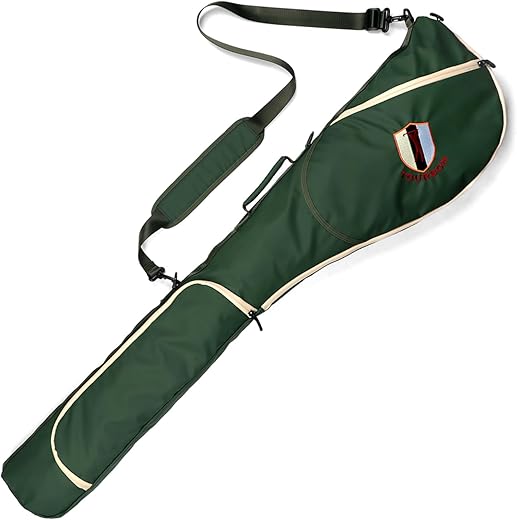 Tourbon Sac de golf portable en nylon léger Sac de transport pliable pour club de golf