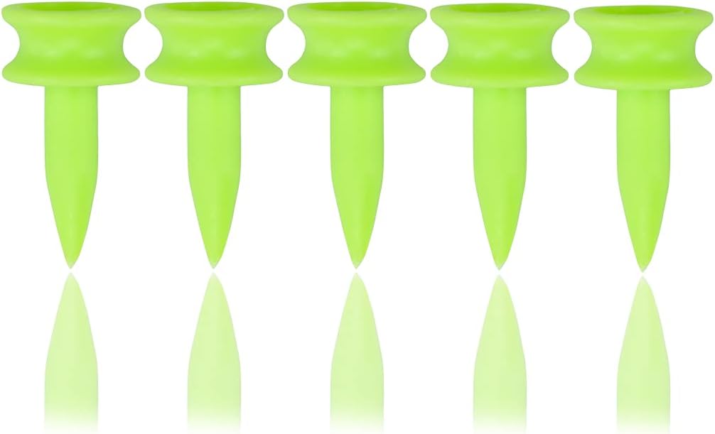 Zivisk Tees de golf en plastique 25MM petits tees de golf verts 1"