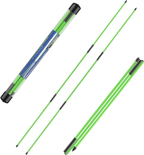 Bâtons d'entraînement d'alignement en fibre de verre