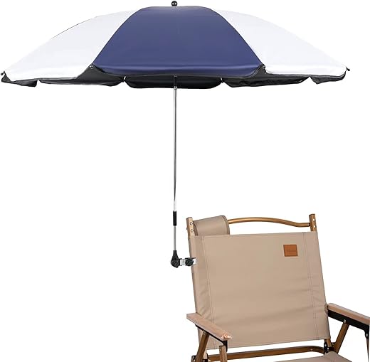 GRANDMEI Parapluie solaire Avec Pinces