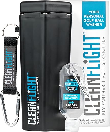 Nettoyeur de Balle de Golf Portable Clean Flight