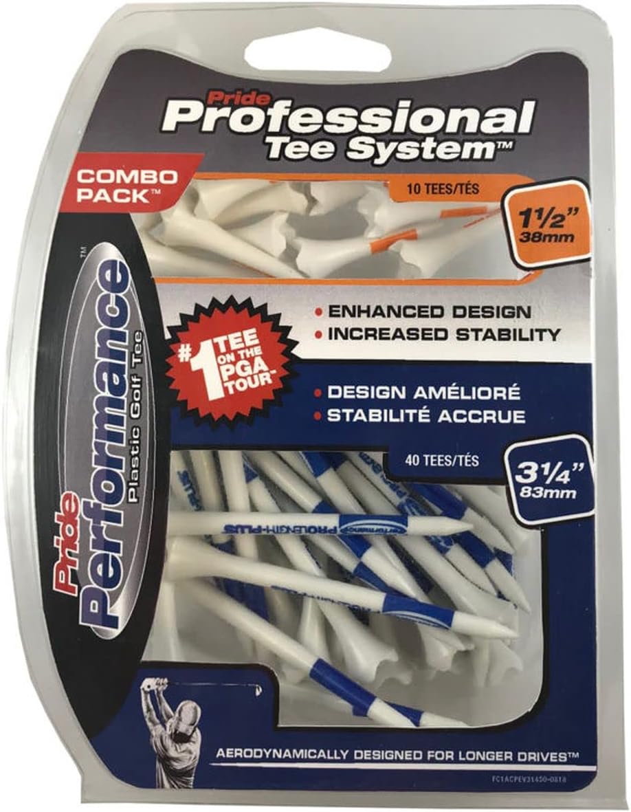 Pack de 50 Tees de Golf en Plastique