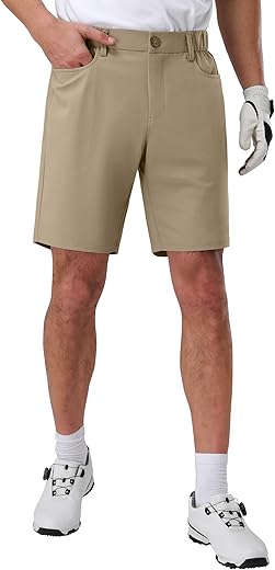 Short de golf stretch pour homme
