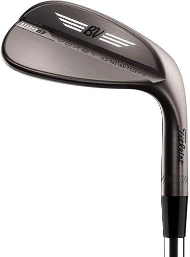 TITLEIST SM8 Wedge, Hommes, NIQUEL Noir, 56.10
