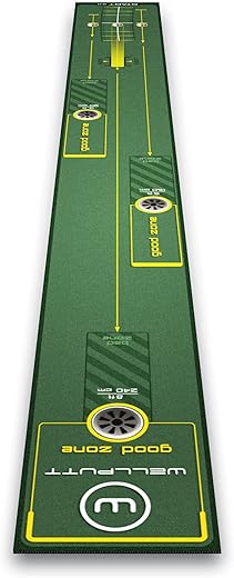 WELLPUTT - Tapis de Putting Entraînement Golf - 3m Start 2.0