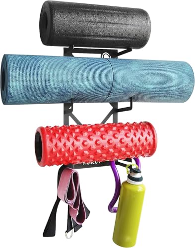 Support mural pour équipement de yoga