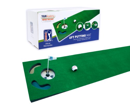 Tapis de Putting PGA Tour avec Accessoires Inclus