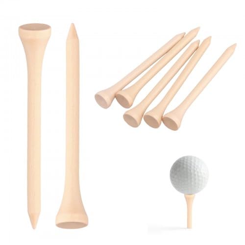 Tees en bois de bambou 70mm