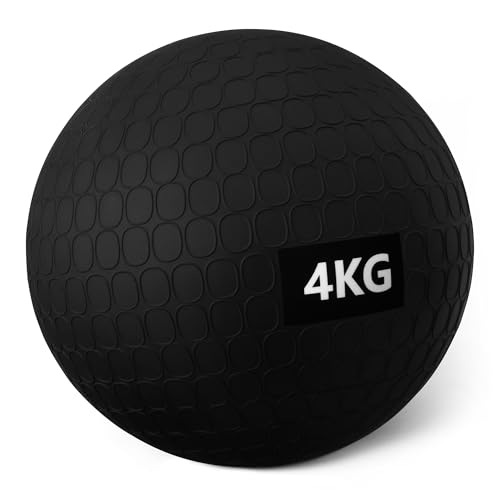 Medicine ball 4 kg Amazon Basics noir