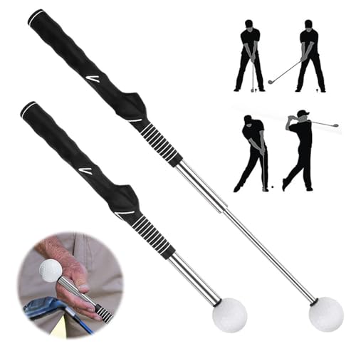 Bâton d'entraînement de swing de golf télescopique