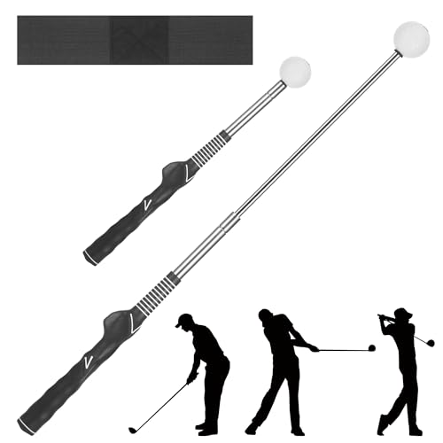 Entraîneur de swing rétractable avec bracelets ajustables