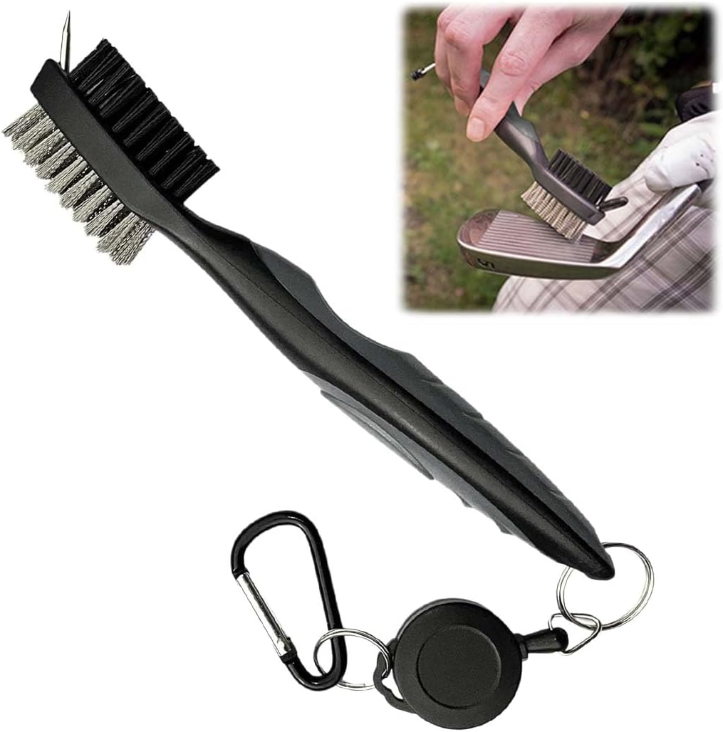 Brosse 2-en-1 pour clubs de golf