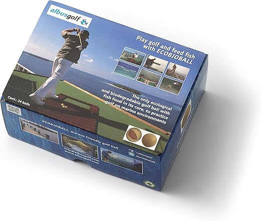 Éco-balles de golf biodégradables pour milieux marins