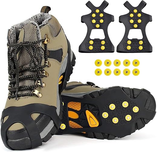 Crampons amovibles 10 pics acier inox