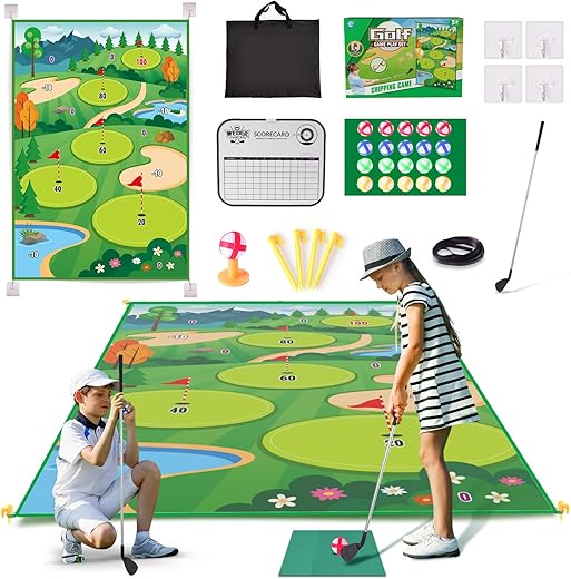 Ensemble de golf tapis de frappe complet familial