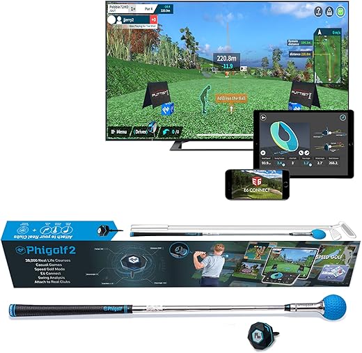 PHIGOLF Phigolf2 Simulateur de Golf Portable 3D