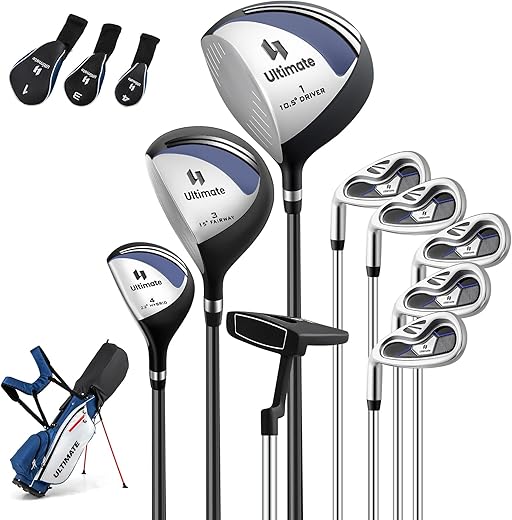 Set de golf GYMAX gaucher avec sac trépied