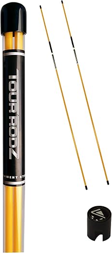 Tiges d'alignement golf Longridge Tour Rodz 111cm