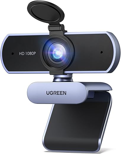 Webcam UGREEN Full HD 1080p Plug-and-Play