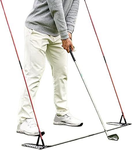 Bâtons d'alignement réglables multi-angle pour golf