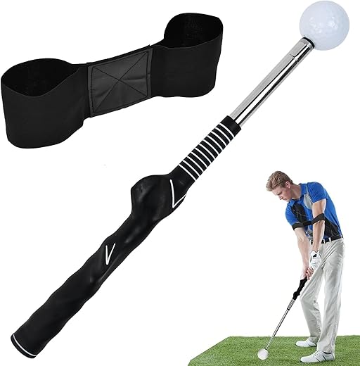 Entraîneur de swing de golf rétractable portable