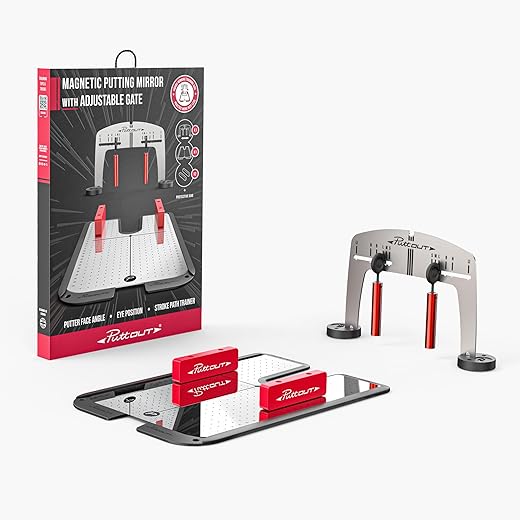 Miroir magnétique PuttOUT avec portail réglable