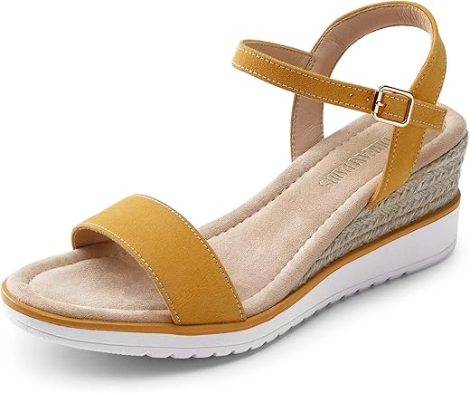 Sandales compensées Dream Pairs, bride boucle réglable